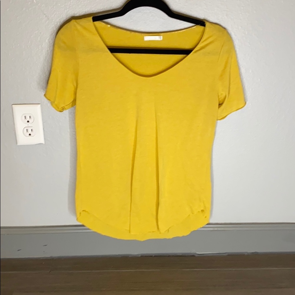 Yellow shirt